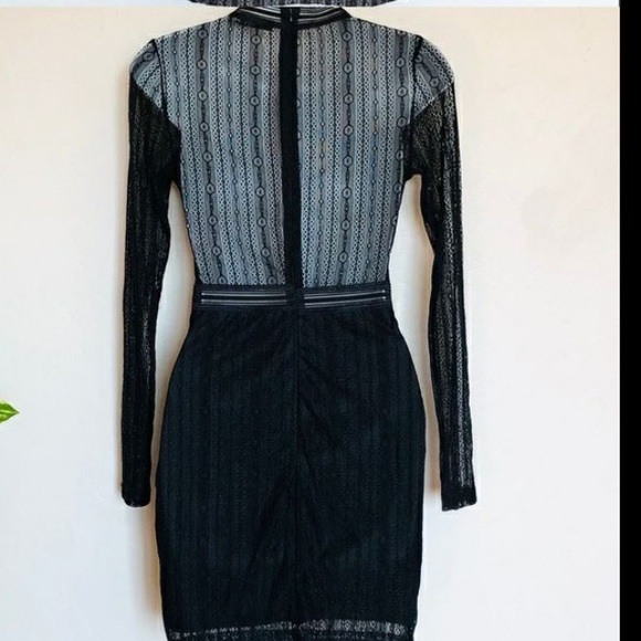 Lucy Wang Black Lace Dress - Picture 2 of 4